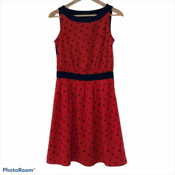 Tommy Hilfiger Womens Dress with Sail Boat Print Size 2 - Picture 1 of 7